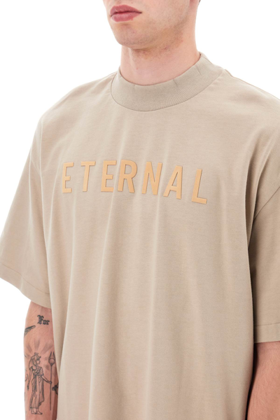 Shop Fear Of God 'eternal' T-shirt Men In Cream
