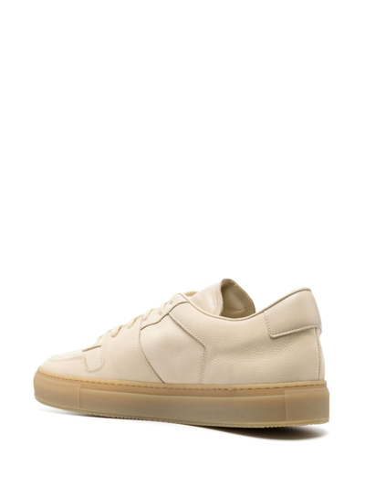 Shop Common Projects Decades Leather Sneakers In Neutrals