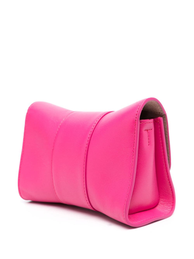 Furla Metropolis Remix Leather Mini Bag In Black