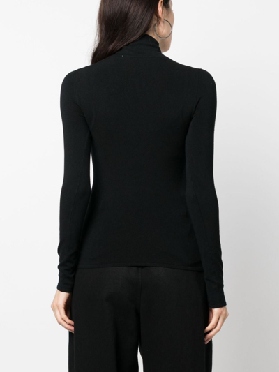 Shop Alyx Logo Intarsia-knit Jumper In Black