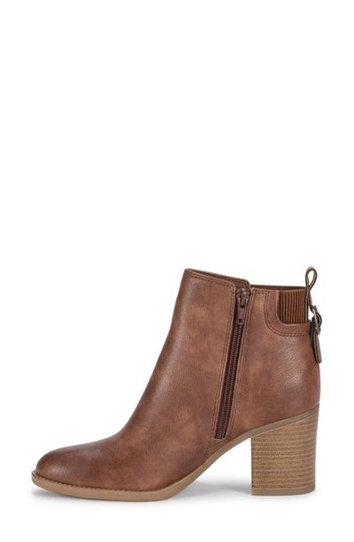 Baretraps Rhoslyn Block Heel Bootie In Brush Brown