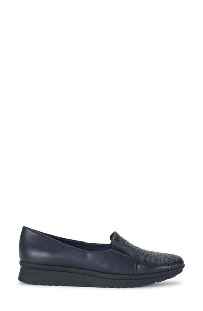 Shop Baretraps Amry Laser-cut Flat In Navy