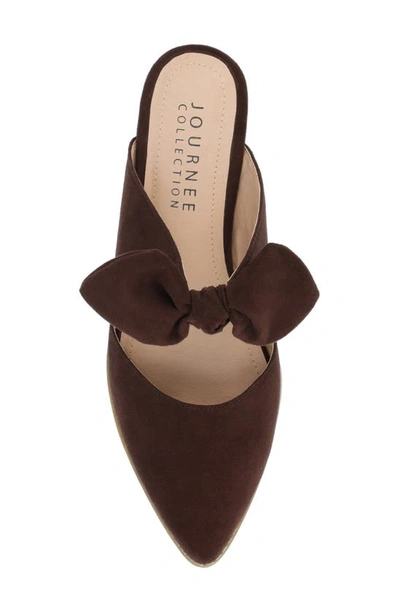 Journee Collection Journee Telulah Bow Mule In Brown