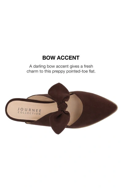 Journee Collection Journee Telulah Bow Mule In Brown