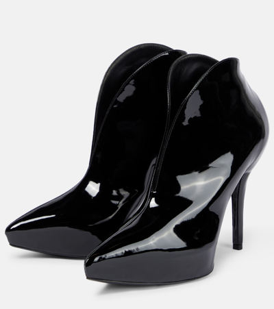 Alaïa 'slik' Ankle Boots In Black