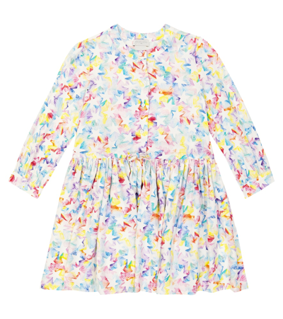 Shop Stella Mccartney Printed Shirt Dress In Multicoloured