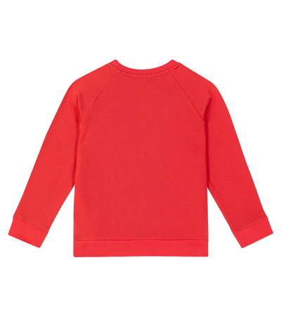 Shop Stella Mccartney Embellished Cotton Jersey Sweatshirt In Multicoloured