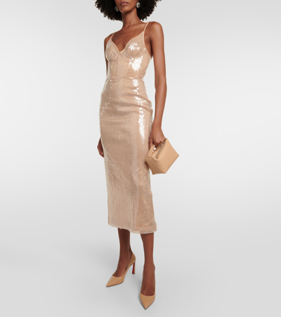 Christian Louboutin Kate 100 Tan Suede Pumps In Black