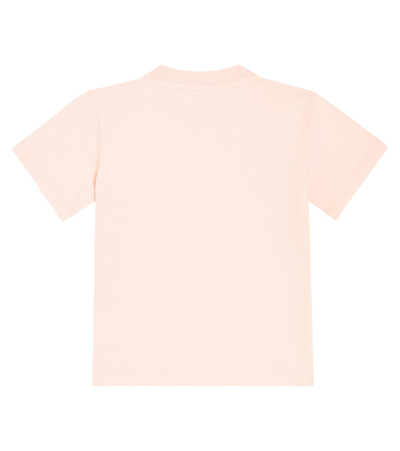 Palm Angels Baby Set Of Three Cotton Jersey T-shirts In Multicoloured