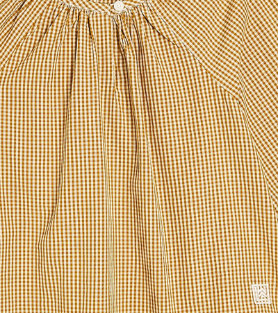 Liewood Alfa Gingham Cotton Poplin Blouse In Multicoloured
