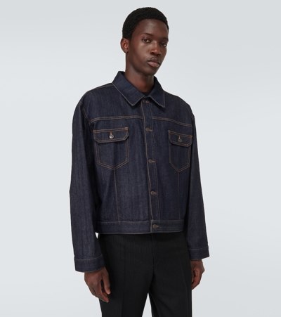 Shop The Row Orson Denim Jacket In Blue