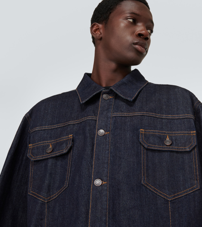 Shop The Row Orson Denim Jacket In Blue