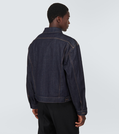 Shop The Row Orson Denim Jacket In Blue