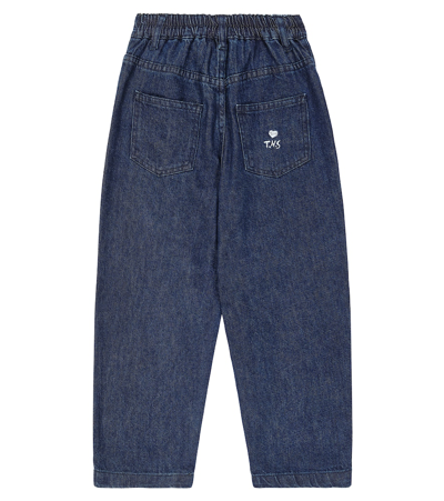 The New Society Belisa Printed Jeans In Blue