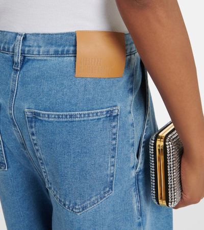 Giuseppe Di Morabito High-rise Wide-leg Jeans In Blau