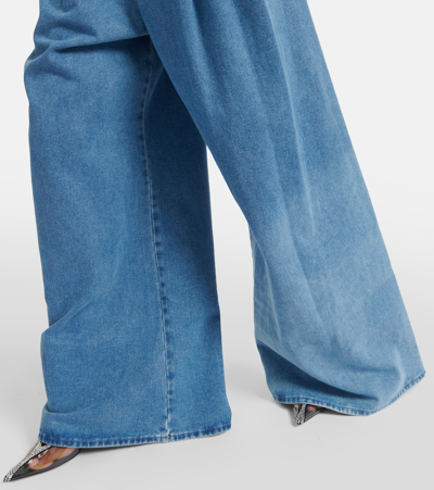 Giuseppe Di Morabito High-rise Wide-leg Jeans In Blau