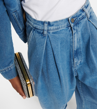 Giuseppe Di Morabito High-rise Wide-leg Jeans In Blau