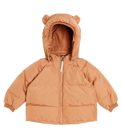 Shop Liewood Baby Polle Down Jacket In Pink