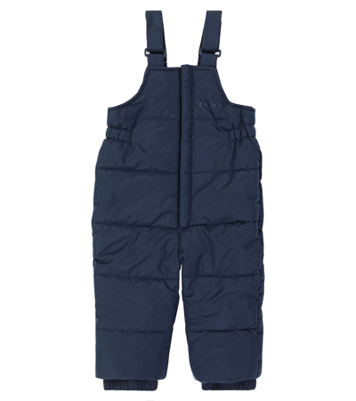 Shop Liewood Baby Olive Ski Salopettes In Blue