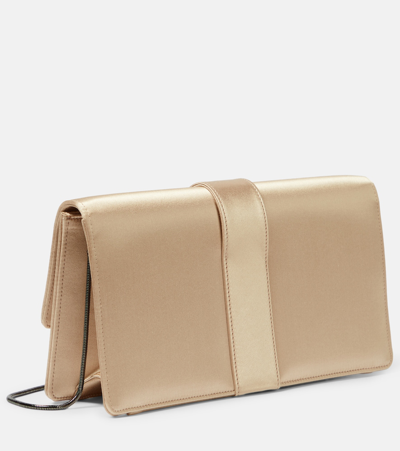 Manolo Blahnik Capri Handbag In Beige