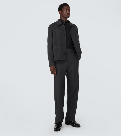 Shop Givenchy Wool And Cashmere Jacket In Grey