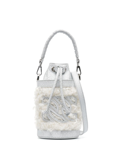 Casadei Giulia Bucket Bag In White