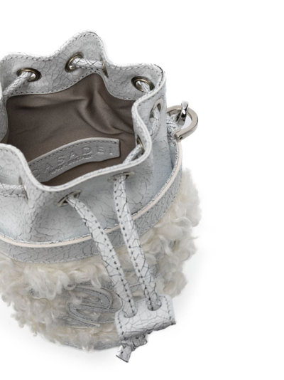 Casadei Giulia Bucket Bag In White