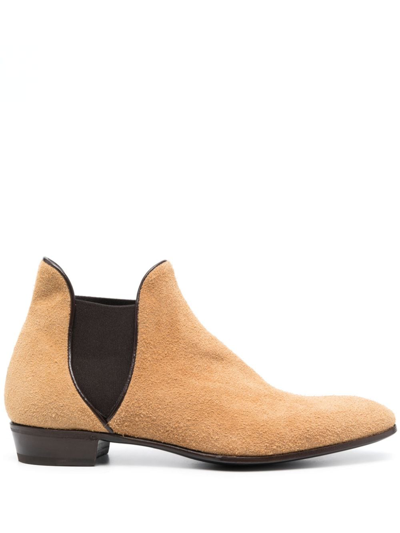 Shop Lidfort Suede Ankle Boots In Brown