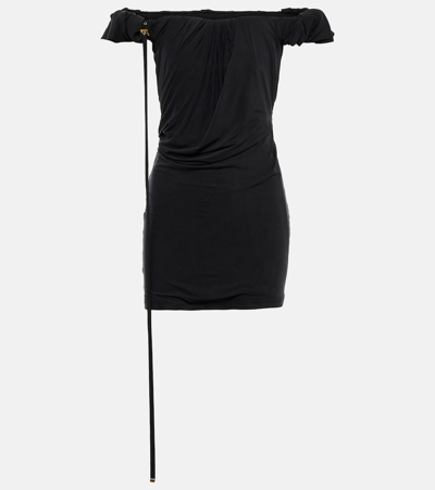 Shop Jacquemus La Robe Ciceri Minidress In Black