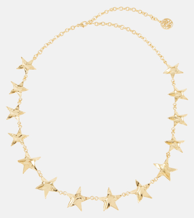Shop Oscar De La Renta Nico Star Necklace In Gold