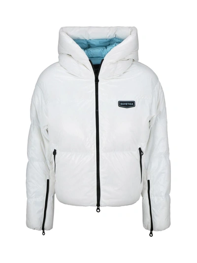 Shop Duvetica Down Jackets In Bianco