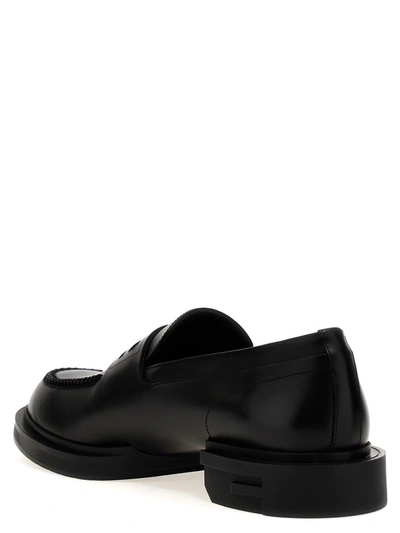 Shop Fendi ' Frame' Loafers In Black