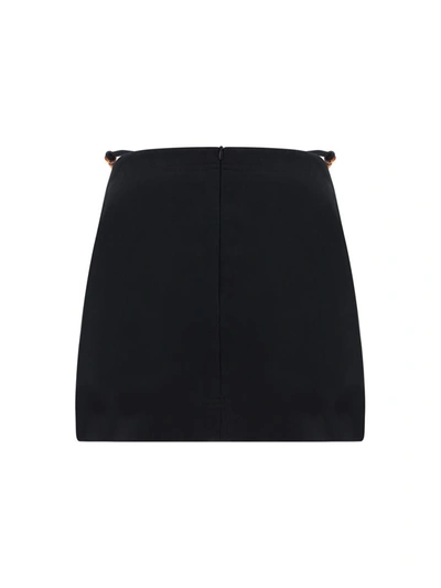 Shop Ganni Skirts In Black
