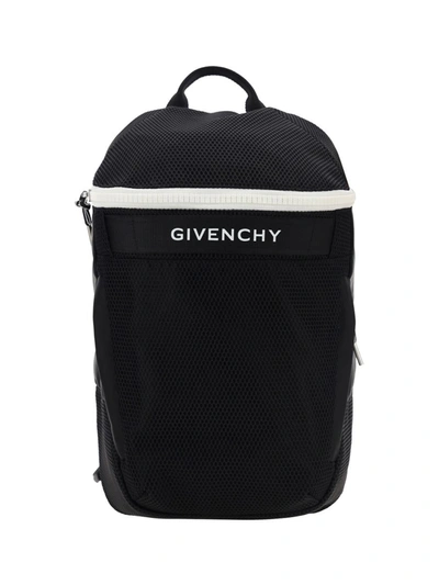 Shop Givenchy Backpacks In Black/white