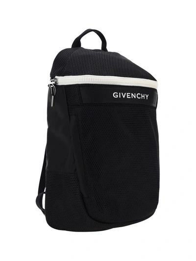 Shop Givenchy Backpacks In Black/white