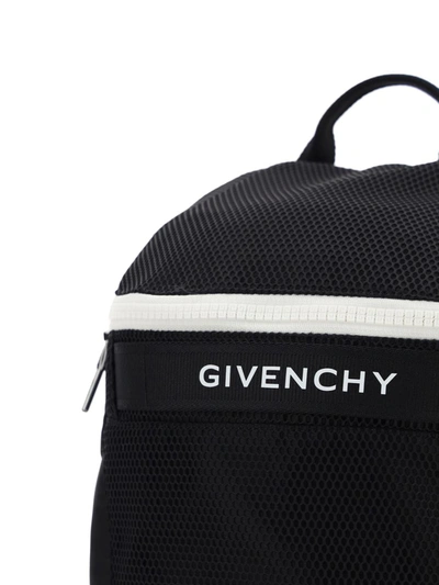 Shop Givenchy Backpacks In Black/white