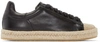 ALEXANDER WANG Black Rian Espadrille Sneakers