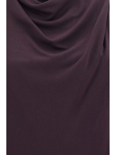 Shop Lanvin Dresses In Dark Brown