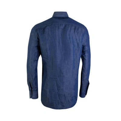 Shop Lardini Shirts In Blue