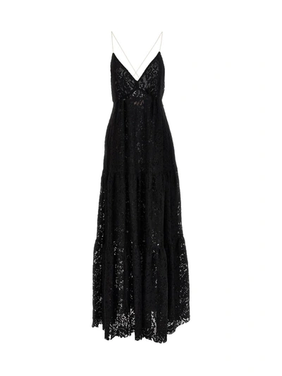 Shop Le Twins 'lecce' Long Dress In Black