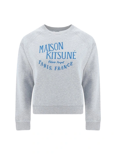 Shop Maison Kitsuné Sweatshirts In Light Grey Melange