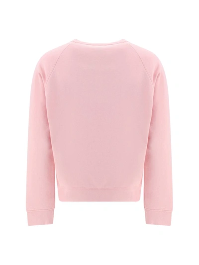 Shop Maison Kitsuné Sweatshirts In Pale Pink