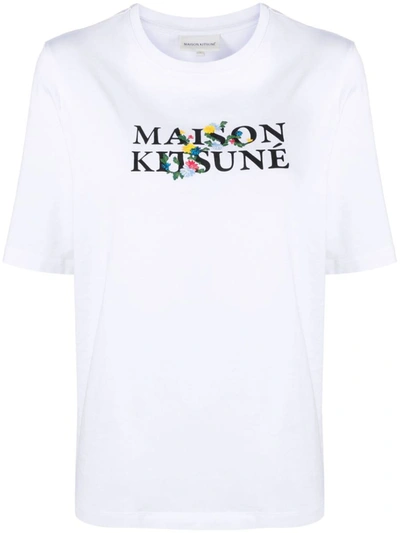 Shop Maison Kitsuné T-shirt Clothing In White
