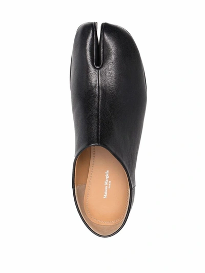 Shop Maison Margiela Tabi-toe Loafers In Black