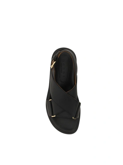 Shop Marni Sandals In 00n99