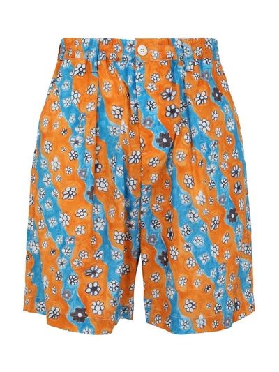 Shop Marni Shorts Clothing In Yellow &amp; Orange