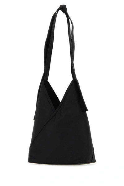 Shop Mm6 Maison Margiela Shoulder Bags In Black