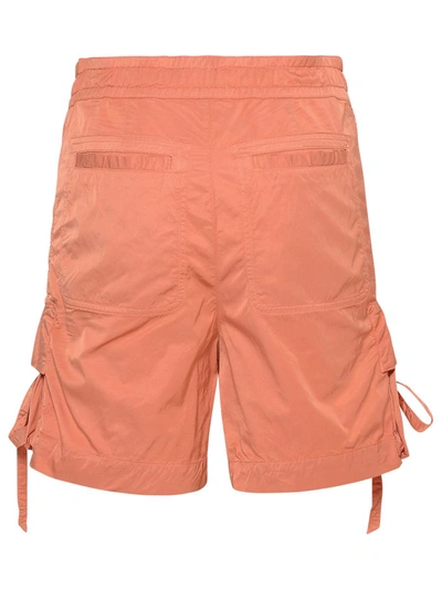 Shop Isabel Marant Nala Shorts In Salmon Cotton Blend In Pink