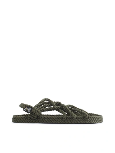 Shop Nomadic State Of Mind Jc Crossed Sandals Shoes In Green