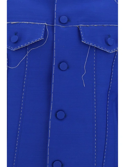 Off-white Alien Face Jacket In Blue No Color